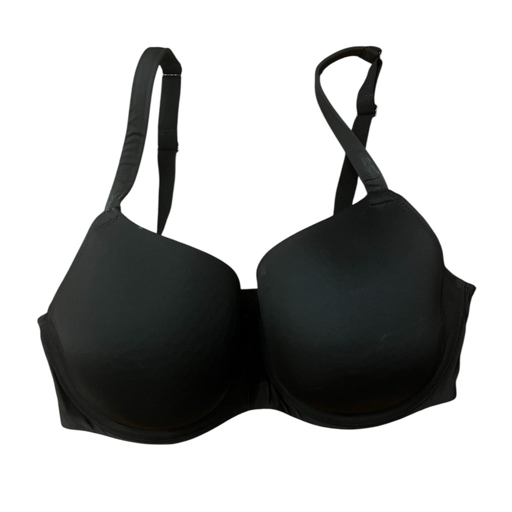 Cacique 36DDD bra black underwire smooth lined